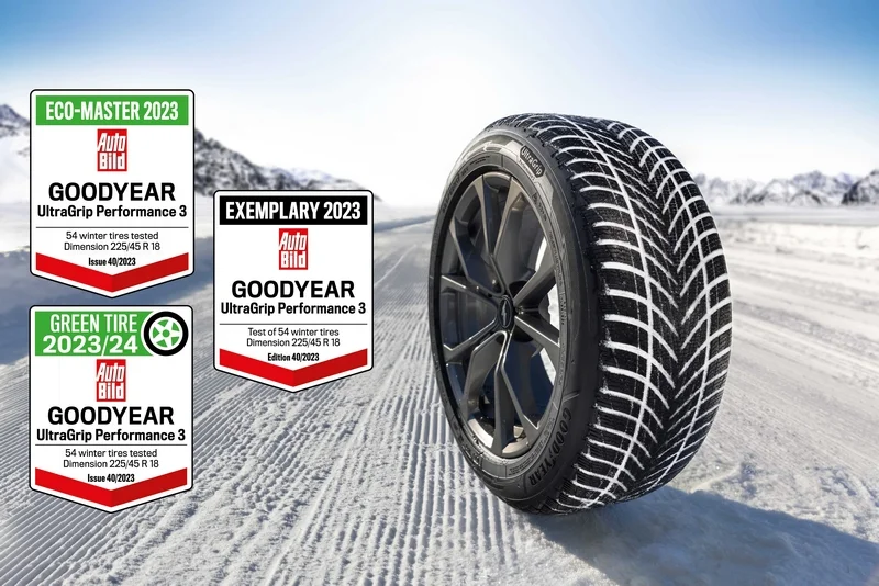 Goodyear UltraGrip Performance 3 z wyróżnieniami od Auto Bild full