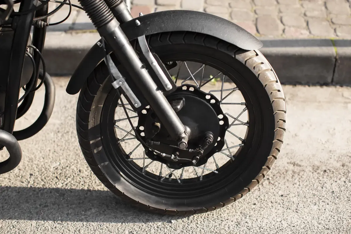 Koło motocyklowe – zbliżenie